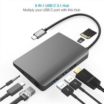 8 u 1 glavčini tipa C